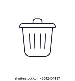 trash icon. projector Symbol sign for mobile concept and web design. Vector icon, Logo illustration, Vector graphics