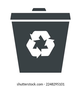 icono de basura para reciclar para diseños web