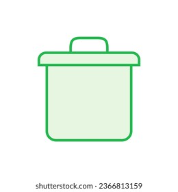 Trash icon set. trash can icon. delete icon vector. garbage