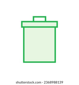 Juego de iconos de la barra diagonal. icono de la papelera. eliminar vector de icono. basura