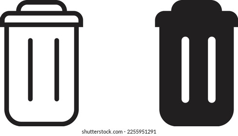 Icono de barra simple línea de estilo plano de moda y sólido Isolación vectorial sobre fondo blanco. Para aplicaciones, logotipo, sitios web, símbolo , UI, UX, gráfico y diseño web. EPS 10.