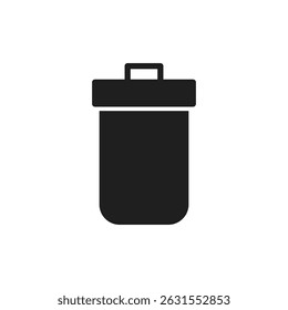 Icono de basura para App y Sitios web. icono de la papelera. signo y símbolo del Borrar.