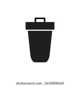 Icono de basura para App y Sitios web. icono de la papelera. signo y símbolo del Borrar.