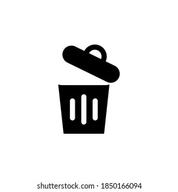 Símbolo de icono de traza vector sobre fondo blanco