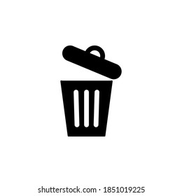 Símbolo de icono de traza vector sobre fondo blanco
