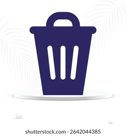 Trash icon symbolizing delete, remove, or discard