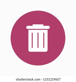 trash icon vector