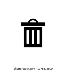 trash icon vector