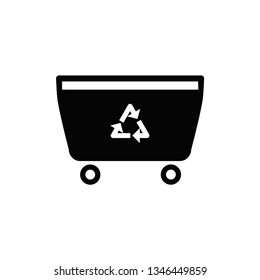 trash icon vector