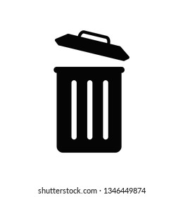 trash icon vector