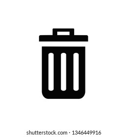 trash icon vector
