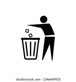 Trash Icon Vector Stock Vector (Royalty Free) 1346449934 | Shutterstock