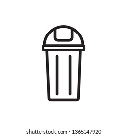 trash icon vector