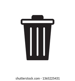 trash icon vector