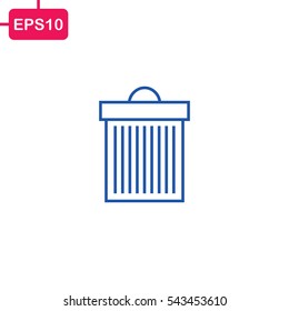 Trash Icon, Vector