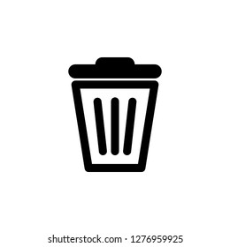 Trash icon vector. trash can icon. Delete icon vector