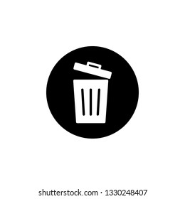 Trash icon vector. trash can icon. Delete icon vector