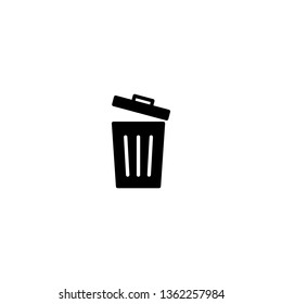 Trash icon vector. trash can icon. Delete icon vector