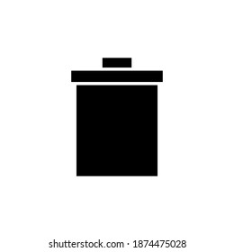 Trash icon vector. trash can icon. delete icon vector. garbage
