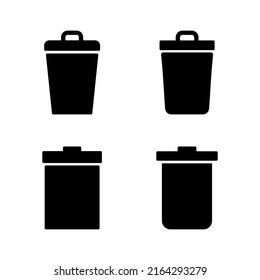 Trash icon vector. trash can icon. delete sign and symbol.