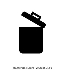 Trash icon vector. trash can icon. delete icon vector. garbage