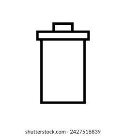 Icono de basura vector. icono de papelera. eliminar icono vector. basura