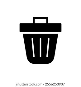 Trash icon vector. trash can icon. delete sign and symbol.
