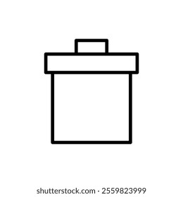 Trash icon vector. trash can icon. delete sign and symbol.