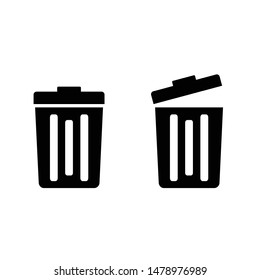 Trash Icon Vector Design Symbol Illustration
