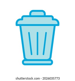 Trash icon vector design template illustration