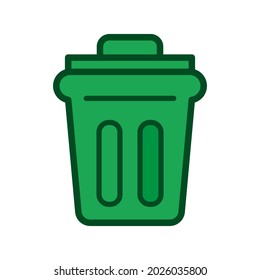 Trash icon vector design template illustration
