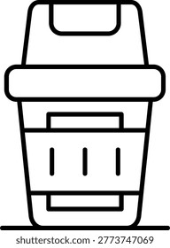 Trash Icon Vector Element line icon design vector icons