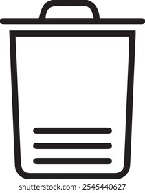 Trash icon vector eps file