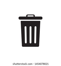 Trash Icon Vector Flat Design Garbage Stock Vector (Royalty Free ...