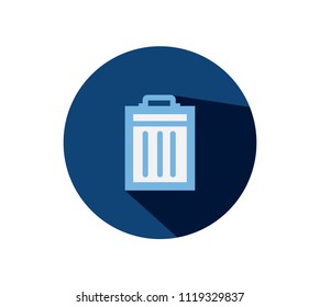  Trash icon Vector Illustration
