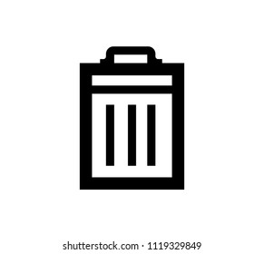  Trash icon Vector Illustration

