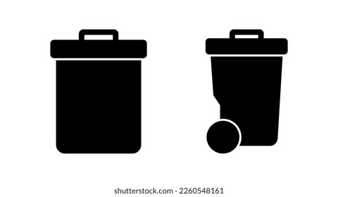 Trash icon vector illustration. trash can icon. delete sign and symbol.
