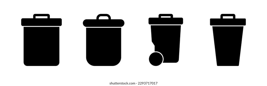 Trash icon vector illustration. trash can icon. delete sign and symbol.