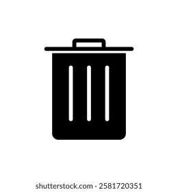 Trash icon vector illustration. trash can icon. delete sign and symbol.