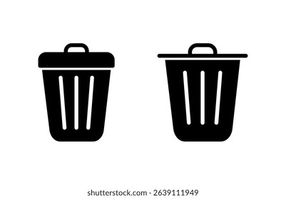 Trash icon vector illustration. trash can icon. delete sign and symbol.