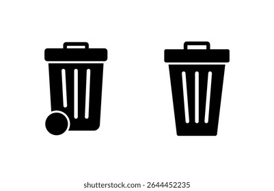 Trash icon vector illustration. trash can icon. delete sign and symbol.