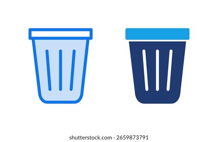 Trash icon vector illustration. trash can icon. delete sign and symbol.