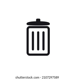 diseño de ilustración vectorial de iconos de basura