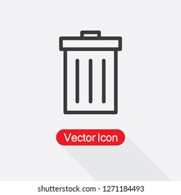 Trash Icon Vector Illustration Eps10