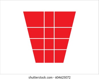 trash, icon, vector illustration eps10