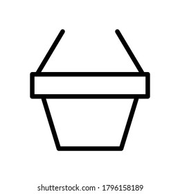 Trash Icon  vector illustration isolated on white background