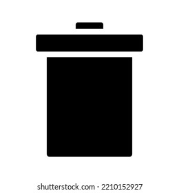 ilustración vectorial de icono de basura aislada en fondo blanco EPS 10
