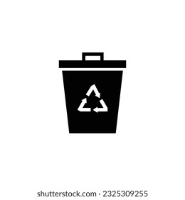 Trash Icon Vector Illustraton, Recycle Icon. Delete icon vector design, perfect for website