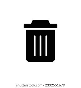 Trash Icon Vector Illustraton, Recycle Icon. Delete icon vector design, perfect for website