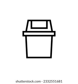 Trash Icon Vector Illustraton, Recycle Icon. Delete icon vector design, perfect for website